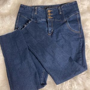 Collectif size L UK 14 high rise skinny jeans